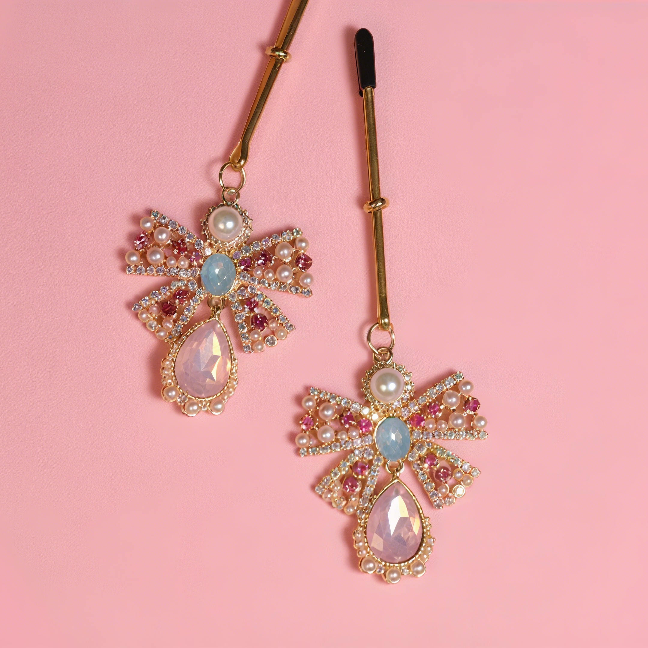 Grace Whisper™ Nipple Clamps | Roleplay Accessory | Adjustable Fetish Jewelry for Couples